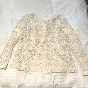 Banana Republic elegant Lace Top